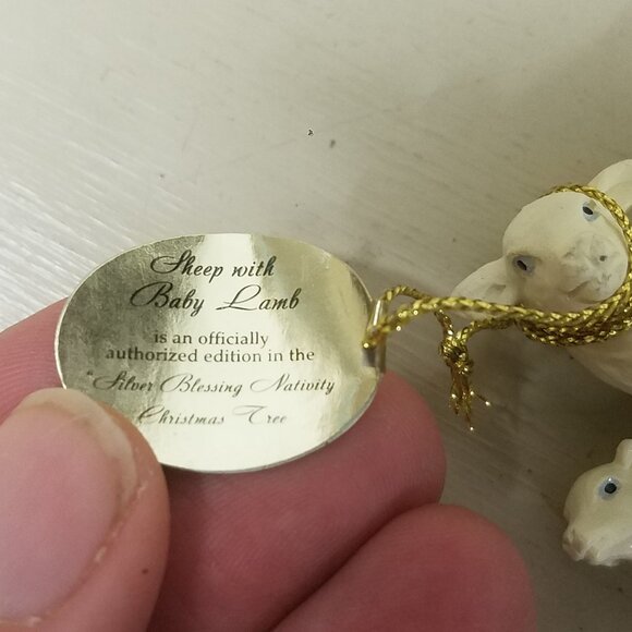 Silver Blessings Nativity Christmas Tree Collection Creche Nativity Stable - Picture 6 of 11